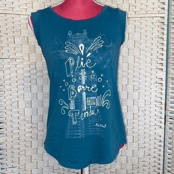 Pittsburgh Ballet Theatre Sleeveless Top Medium - Picture 1 of 8